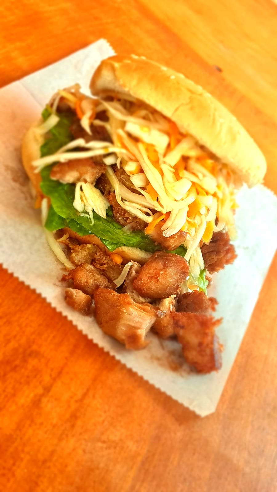 The Manje burger with fries
