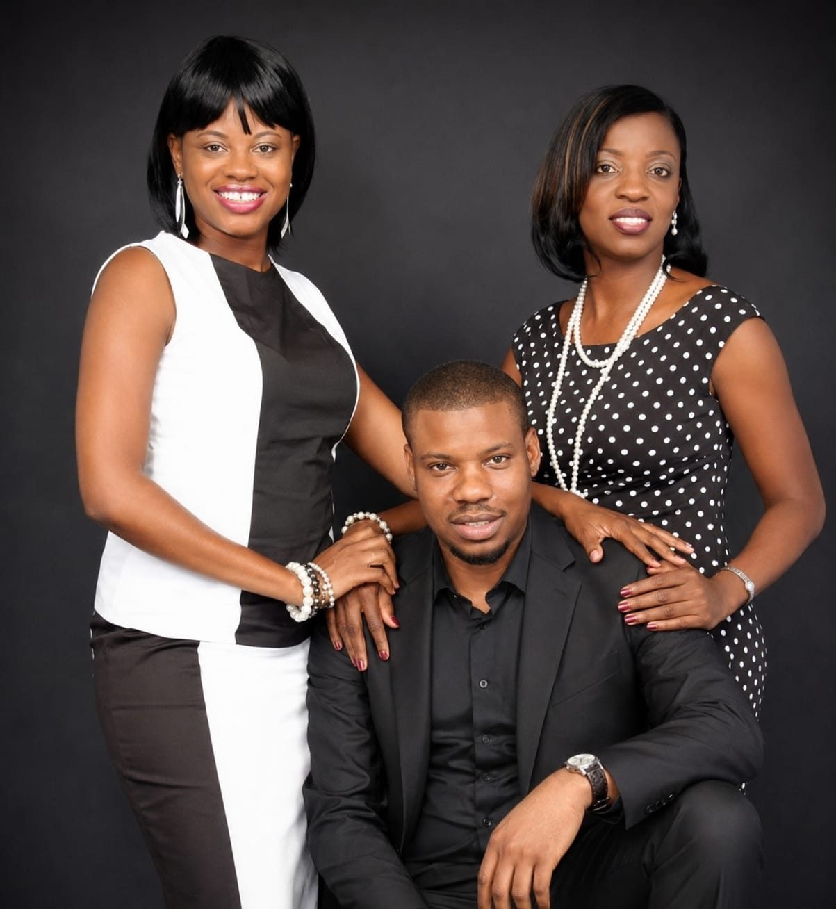 Lovy, Myrtha and Jeannette Jean, the three founding siblings